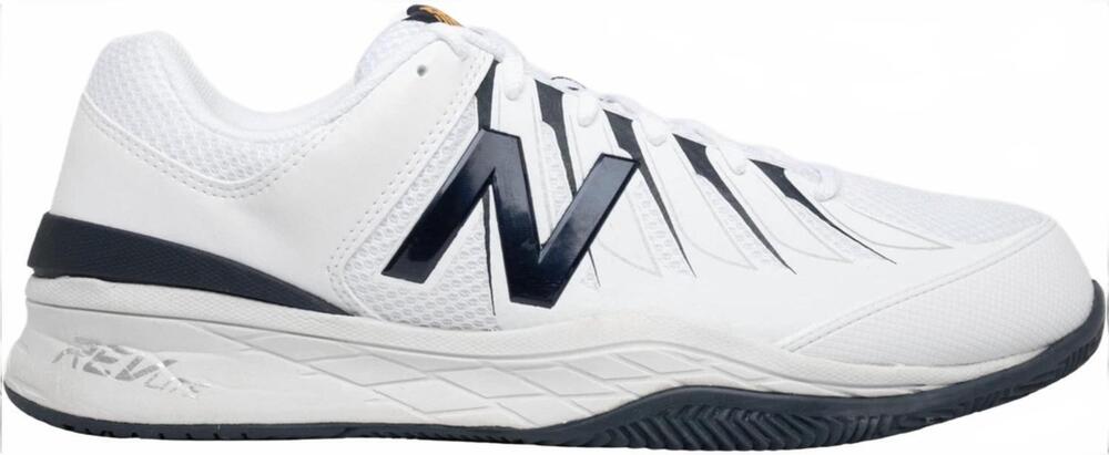NEW NEW BALANCE men's mc1006bw tennis court shoe in black/white